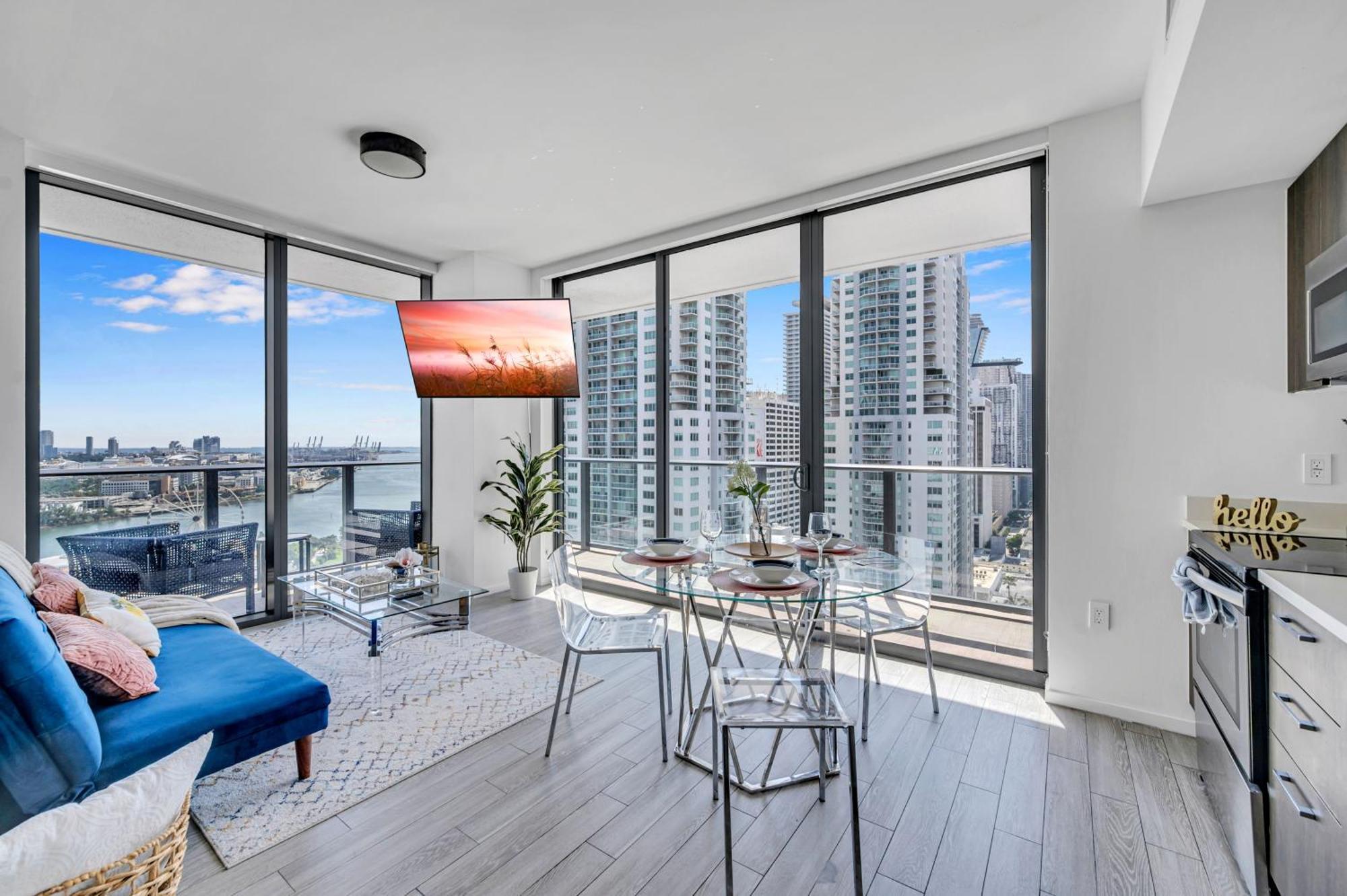 Mesmerizing Views Corner Condo Miami Exteriér fotografie