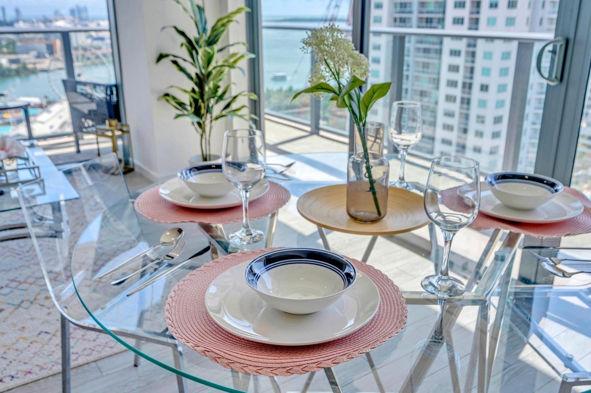 Mesmerizing Views Corner Condo Miami Exteriér fotografie